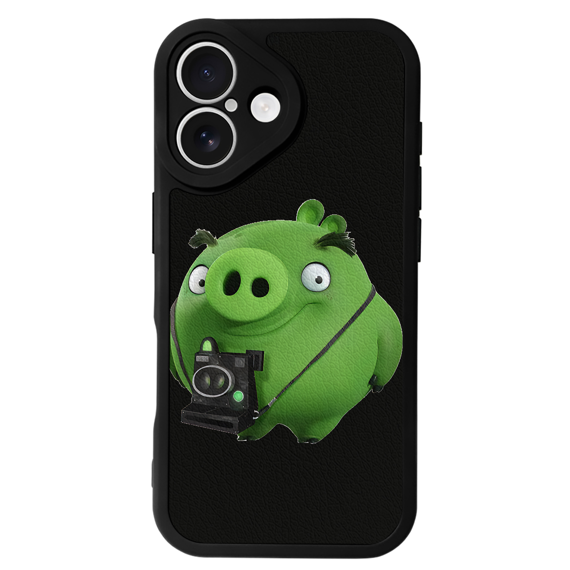 （画像用） Angry Birds アングリーバード 【iPhone 16シリーズ対応】シリコンスマホケース（レザー調） 材質：シリコン
